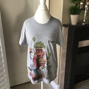 Epcot Garden Festival Tshirt Adult MEDIUM Flowers Gray Goofy 2019 Disney Parks